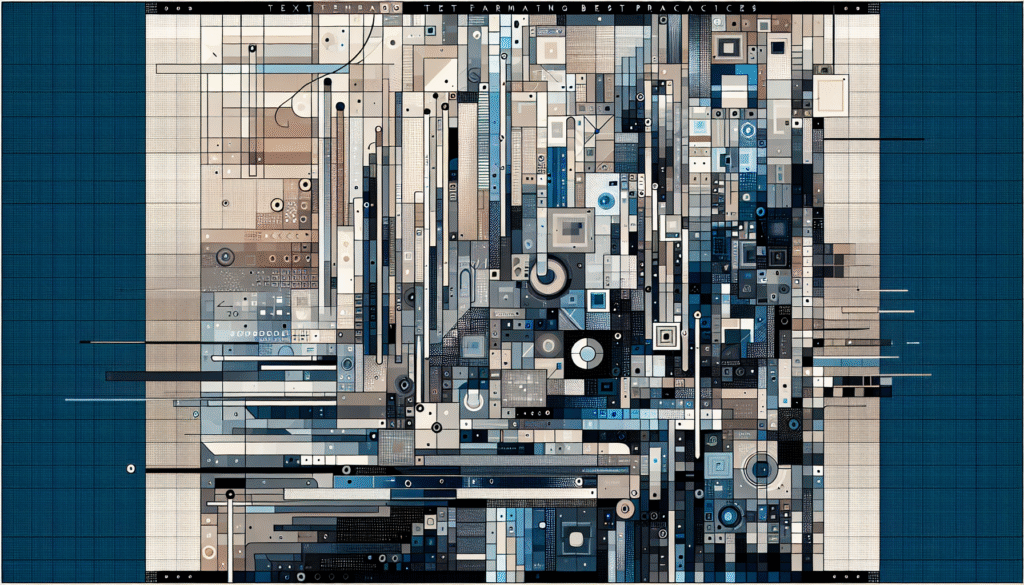 text formatting best practices